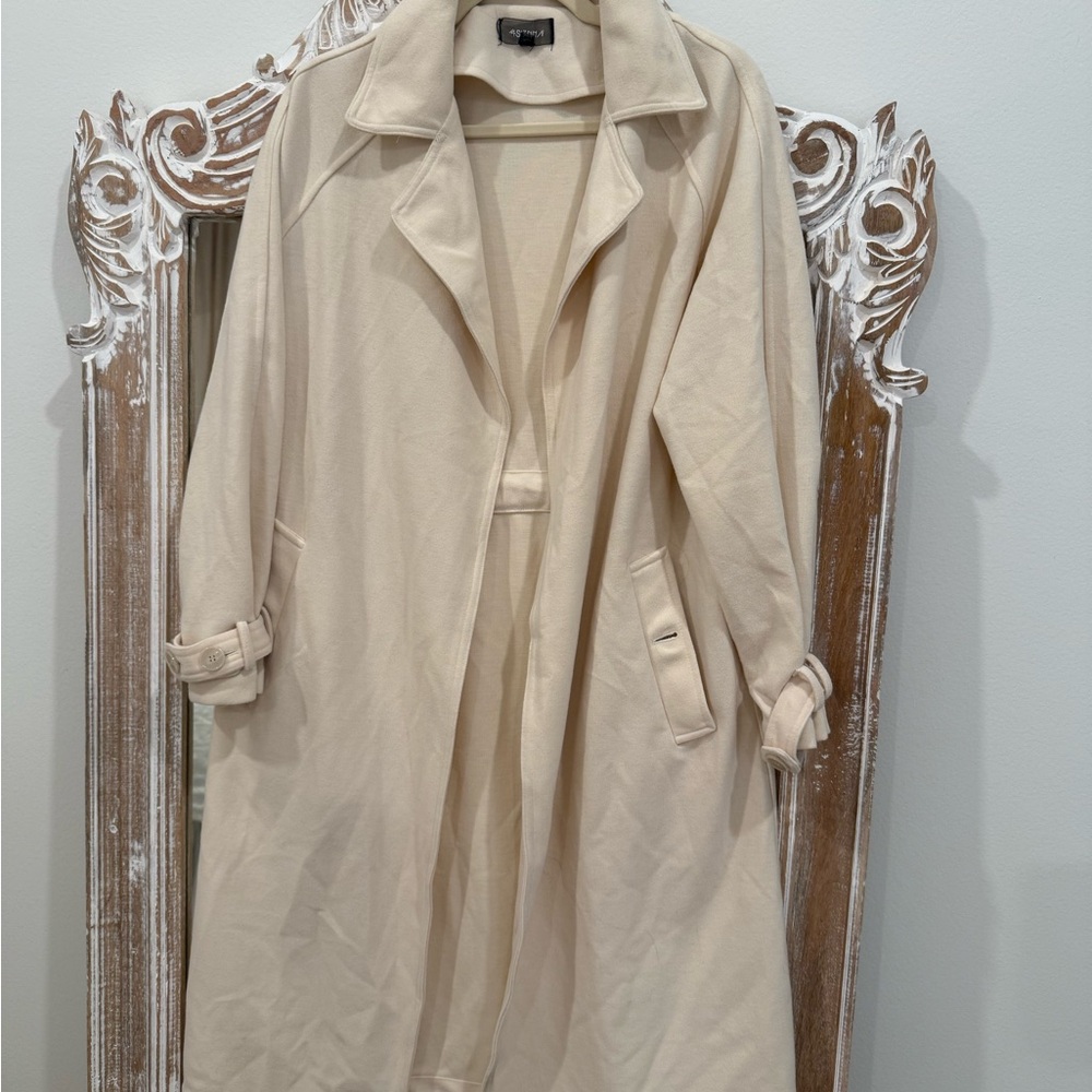 4SI3NNA Cream Trench Coat
